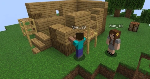 Jenny Mod Minecraft Images 21 Building a Wooden Starter Base