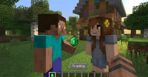 Jenny Mod Minecraft Images 14 Trading with Emeralds